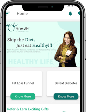 FitMantra Mobile App Mockup