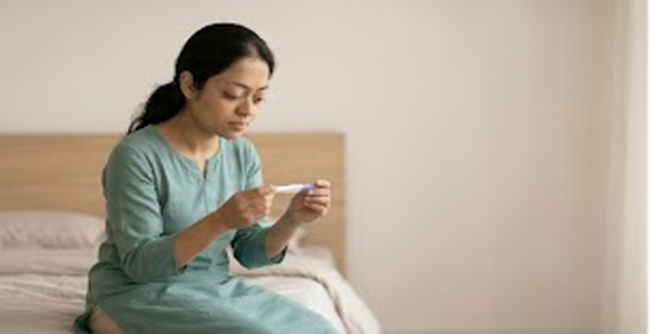 Illustration representing fertility concerns and fear before the protocol